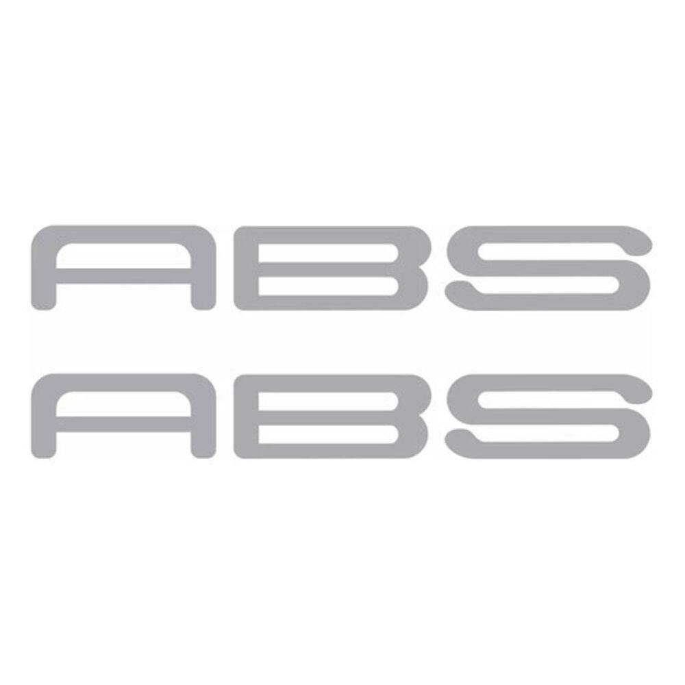 Faixa Emblema Adesivo Kawasaki Abs Prata Par Abs02