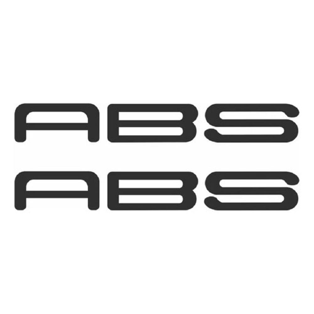 Faixa Emblema Adesivo Kawasaki Abs Preto Par Abs01