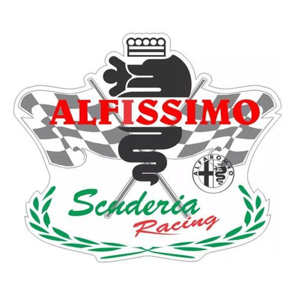 Emblema Adesivo Resinado Alfa Romeo Res4