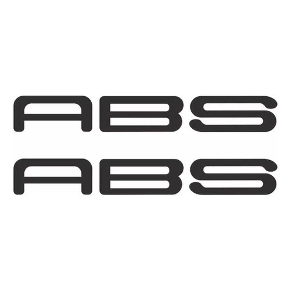 Faixas Adesivos Emblemas Abs Preto Compatível Moto Kawasaki