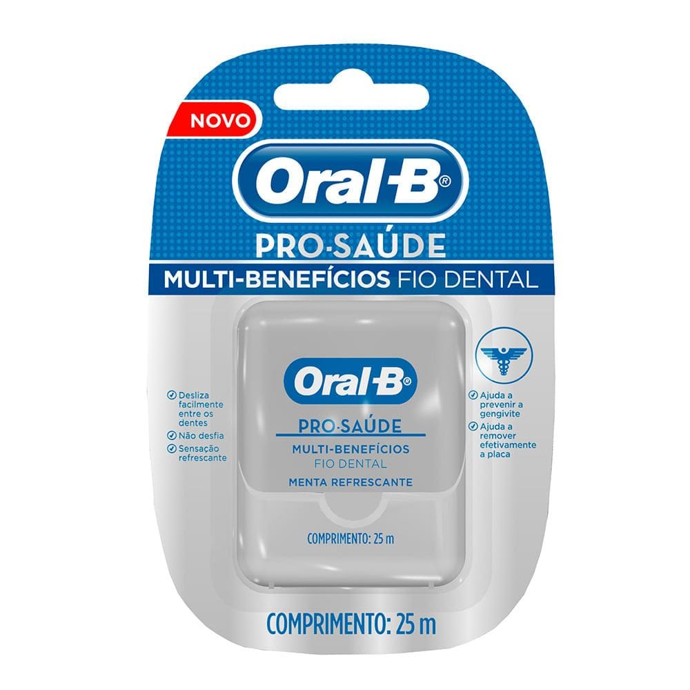Fio Dental Oral B Pro Saúde com 25m com 1 Unidade