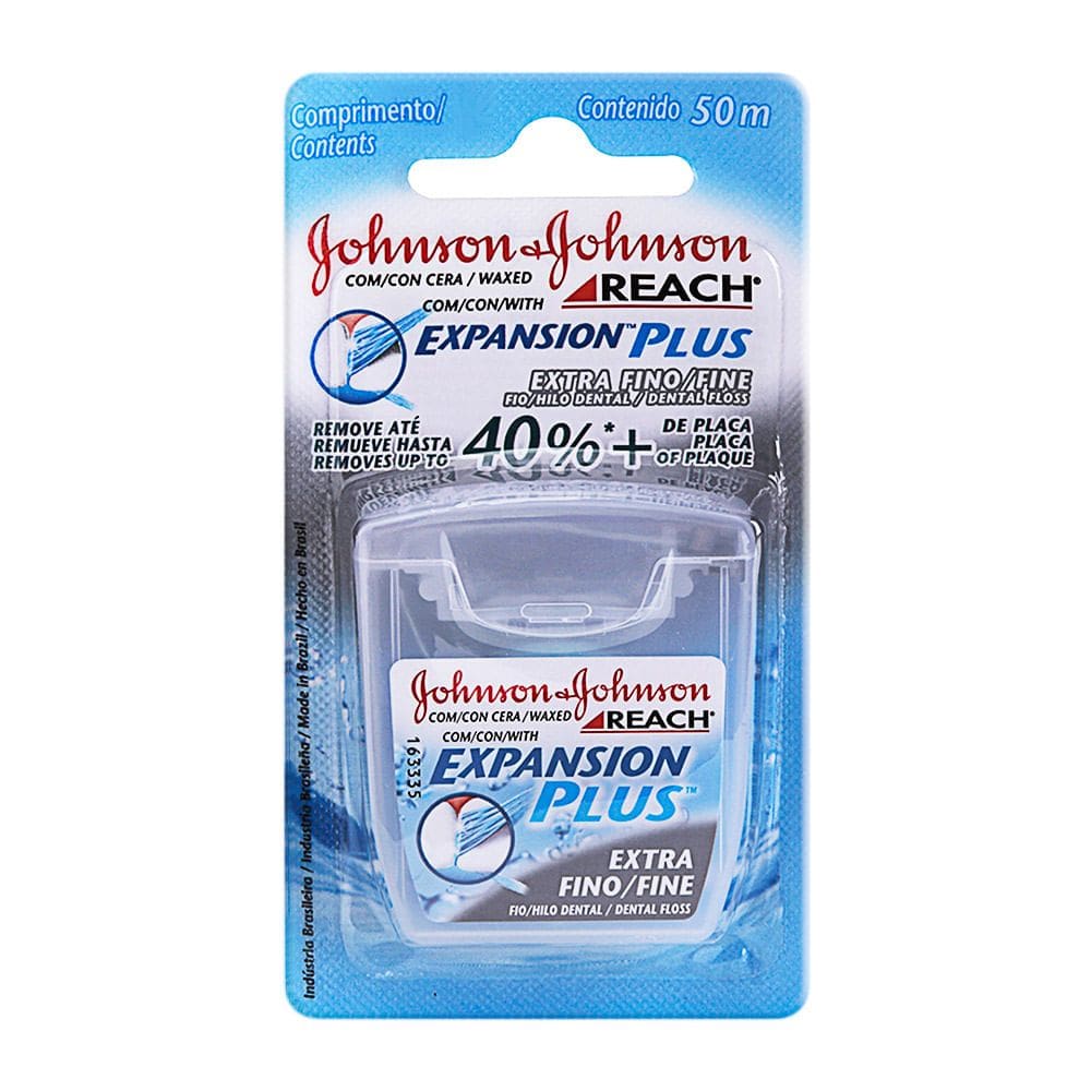 Fio Dental Reach Johnson`s Expansion Plus Extra Fino 50m