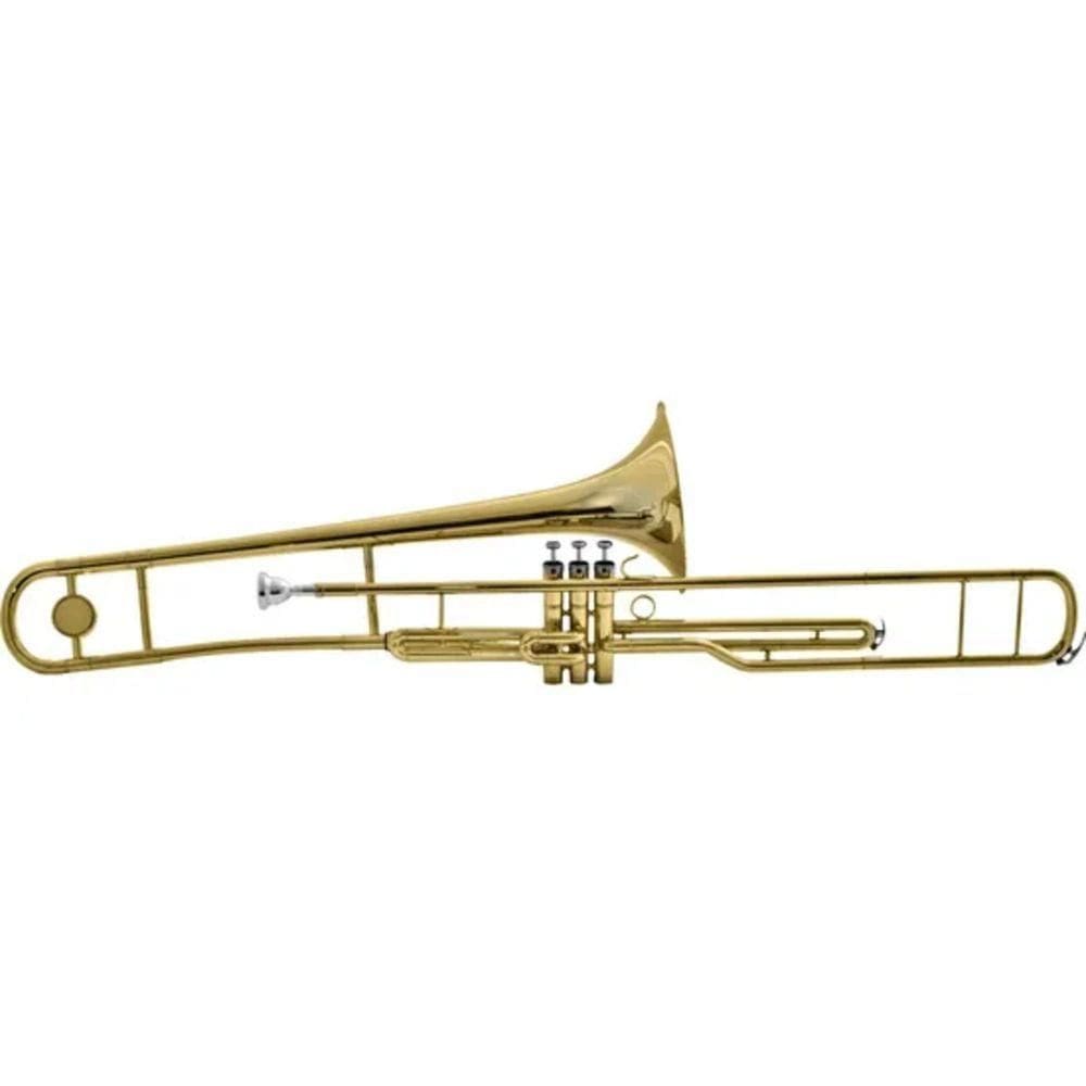 Trombone De Pisto Bb Hsl-900l Laqueado Harmonics