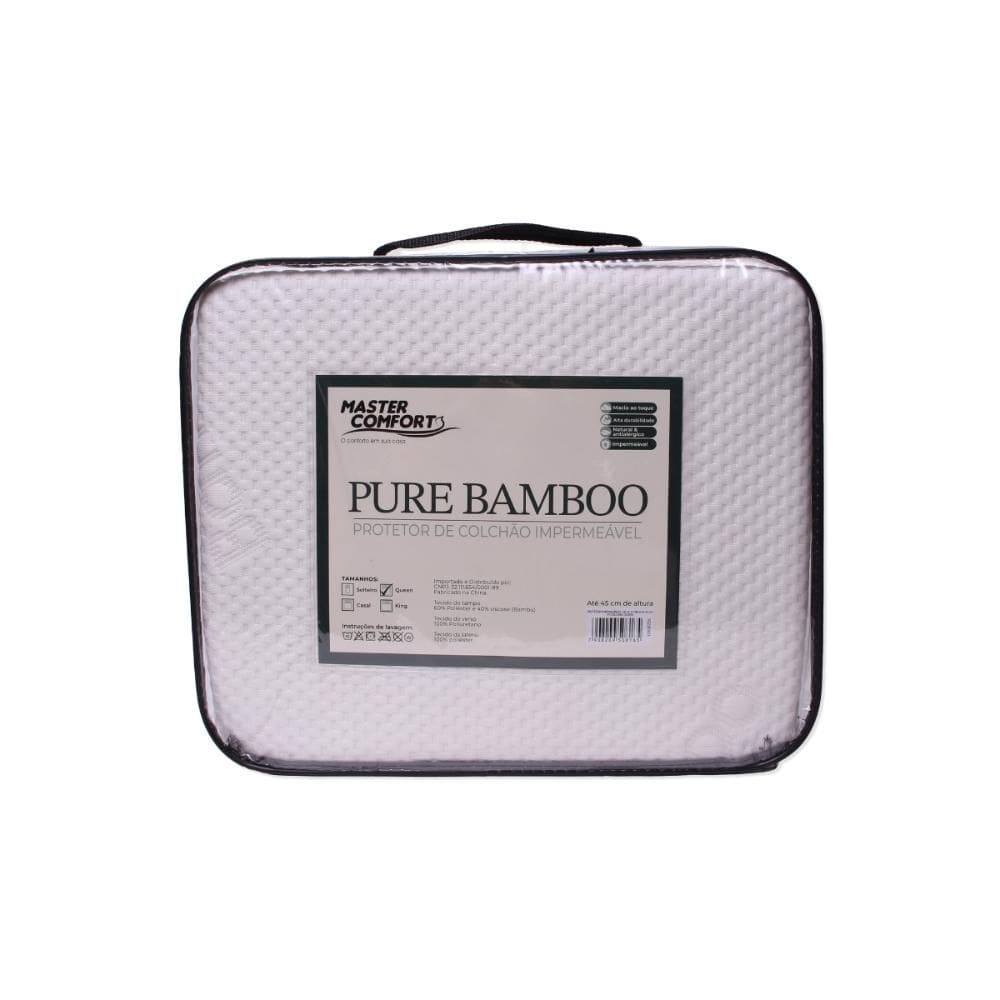 Protetor Impermeável Colchão Casal Pure Bamboo Master Comfort