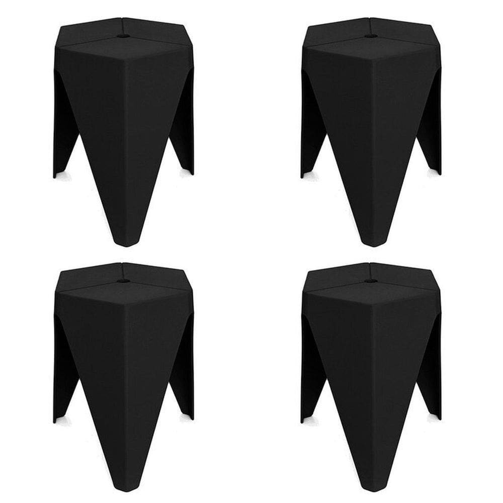 Conjunto 4 Unidades Banco Bee Preto