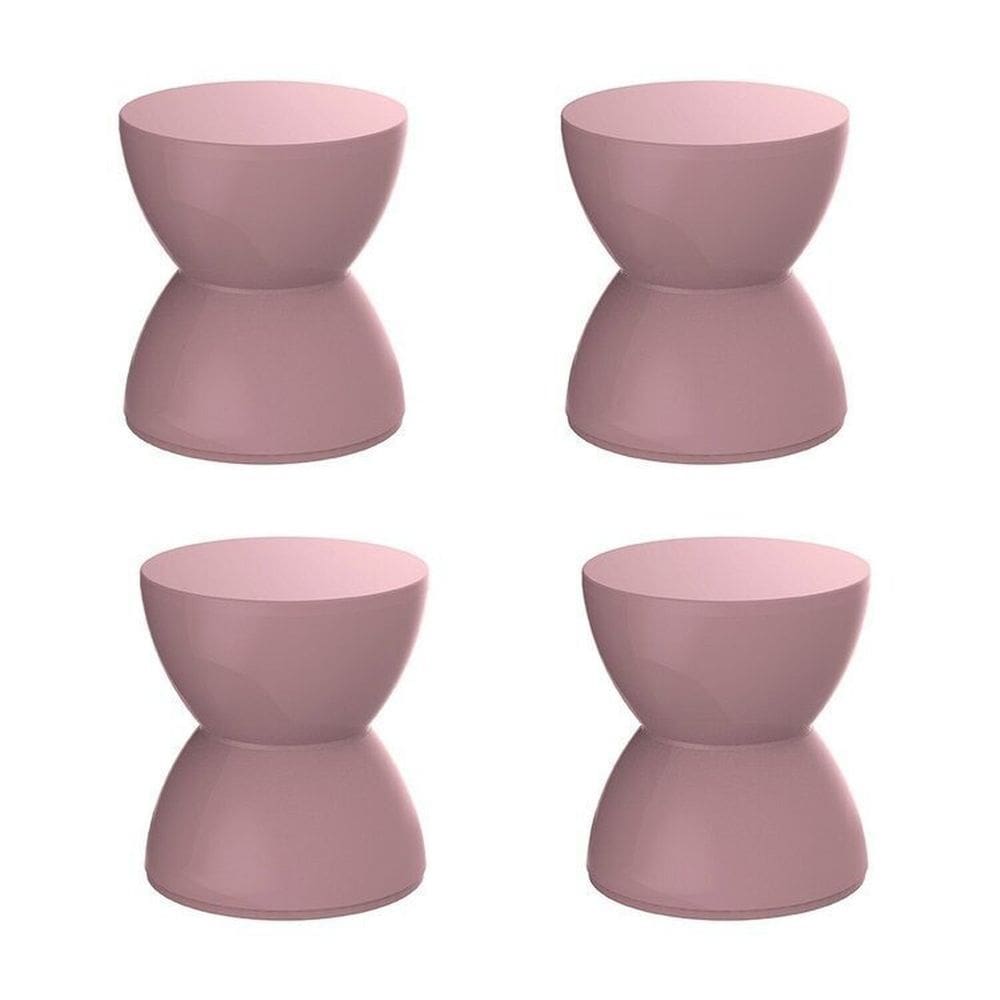Conjunto com 4 Banquetas Hydro Calla Rose
