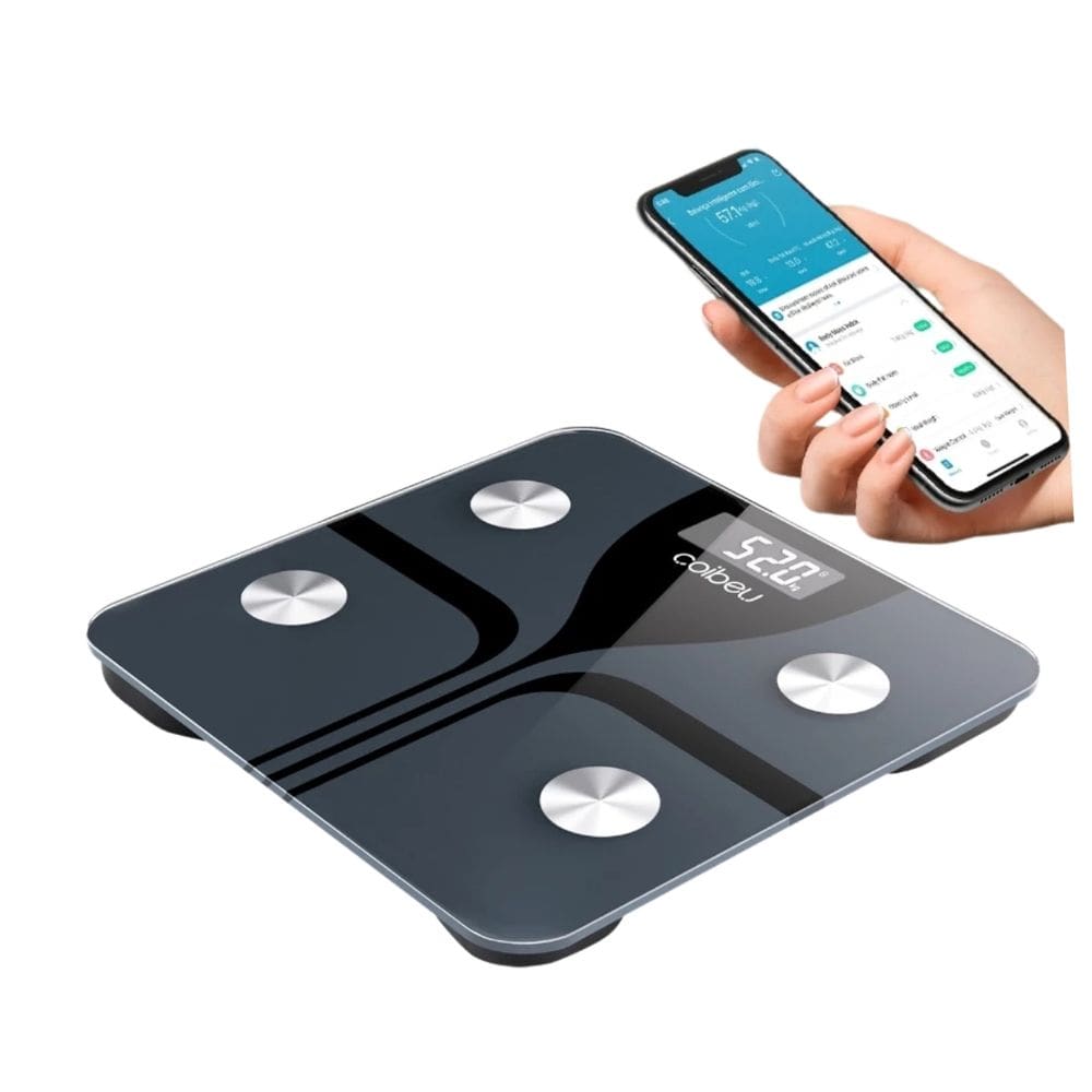 Balança Corporal Peso IMC Gordura Subcutânea Bluetooth Digital Inteligente Monitore Seu Progresso Por Aplicativo