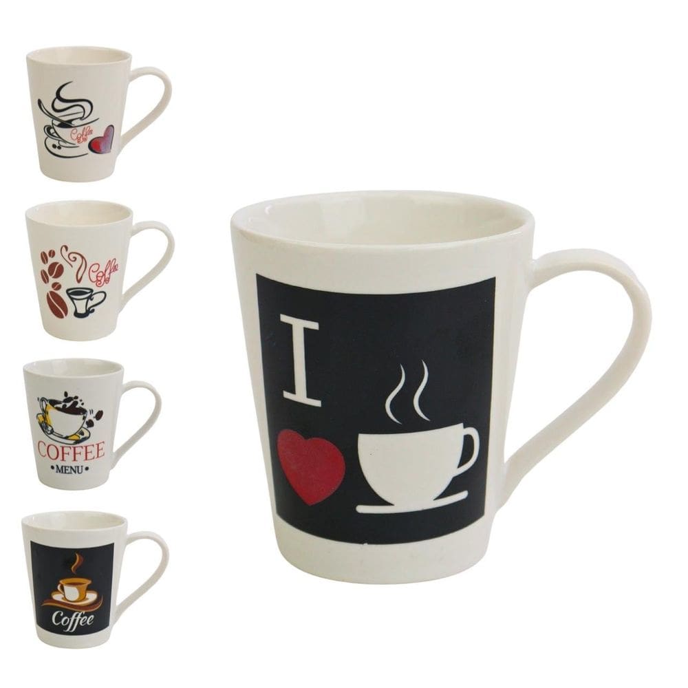 Caneca de Porcelana 250ml Coffee - Tudo em Caixa