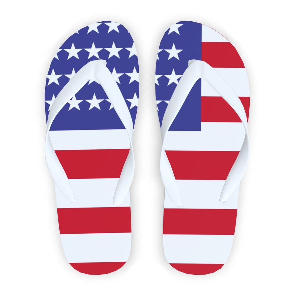 Chinelo Personalizado Países Estados Unidos – Confortável, Estiloso e Temático