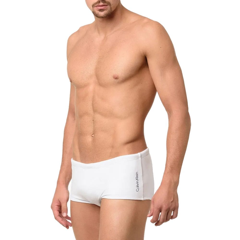 Sunga Trunk Básica Calvin Klein Branca SWM800G