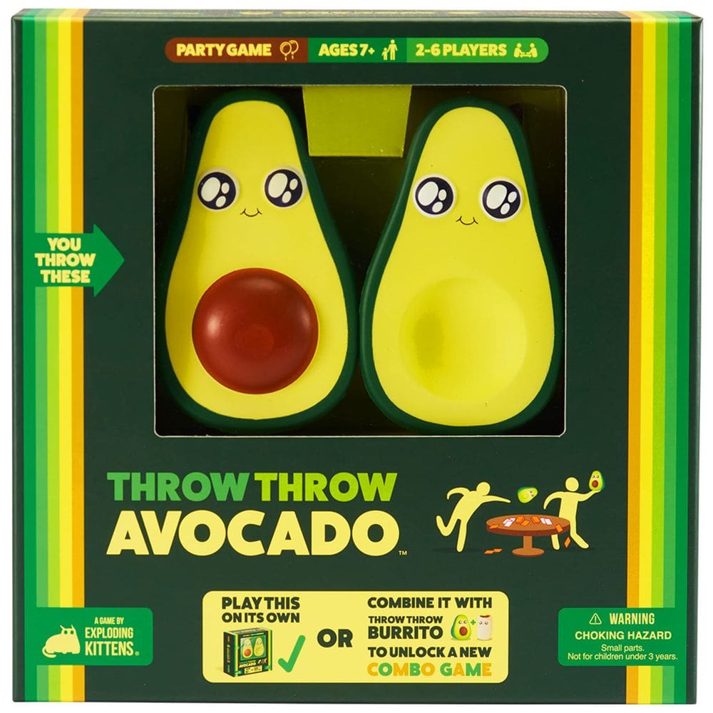 Jogo de cartas Exploding Kittens Throw Avocado Sequel Dodgball