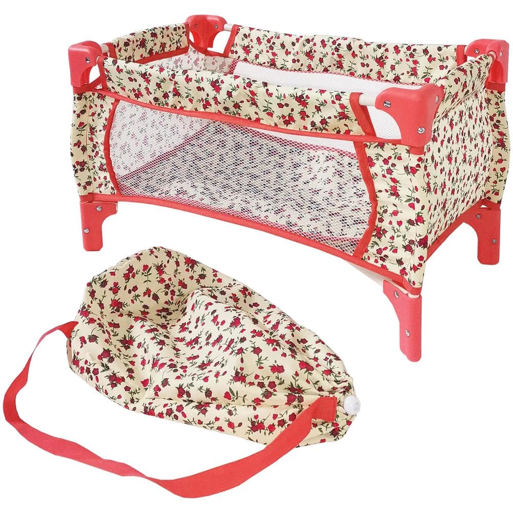 Conjunto de berço de bebê The New York Doll Collection para meninas, bonecas de 45 cm