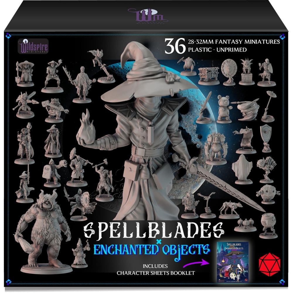 DND Miniatures Wildspire Spellblades & Enchanted Objects 28 mm