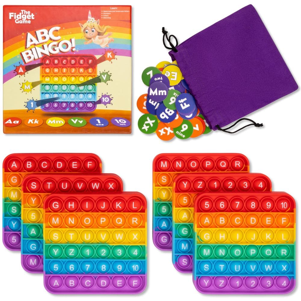 Jogo educativo The Fidget Game ABC Bingo Kids 3+ Years