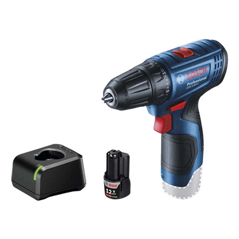 Furadeira Parafusadeira Impacto Bateria E Carregador - Bosch