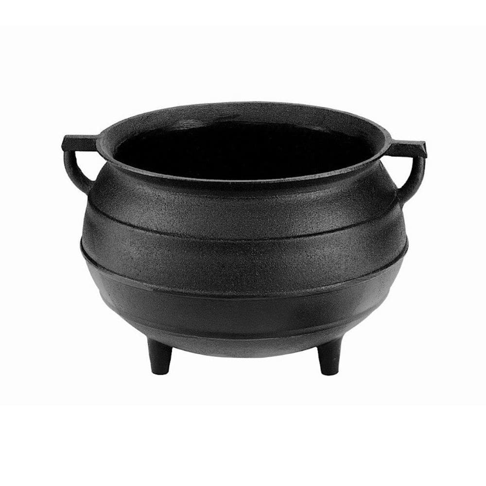 Caldeirão Tripé de Ferro Fundido Panela Mineira 34x30cm 20L
