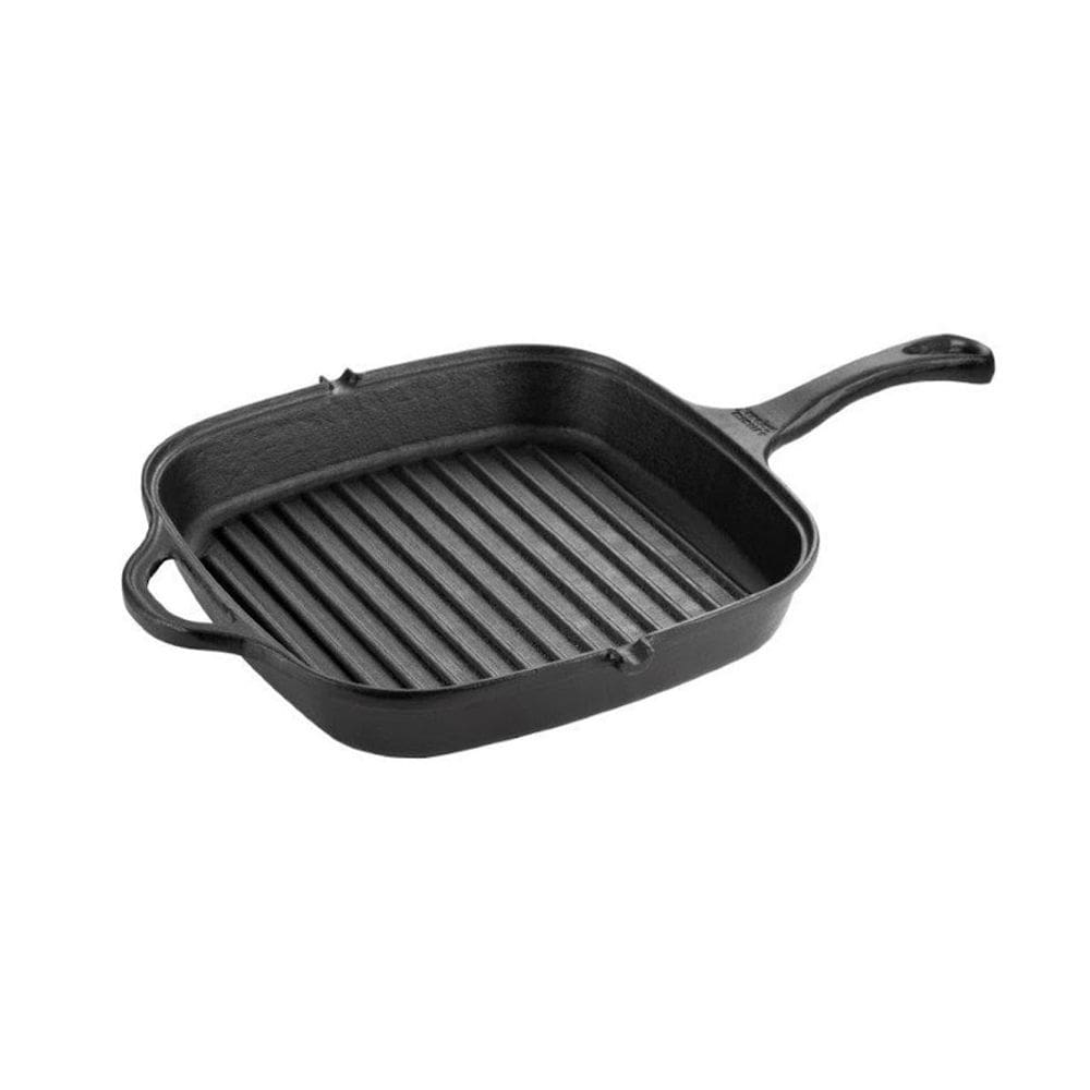 Frigideira Grill Quadrada PanelaMineira Cabo Ferro 26cm 1,8L