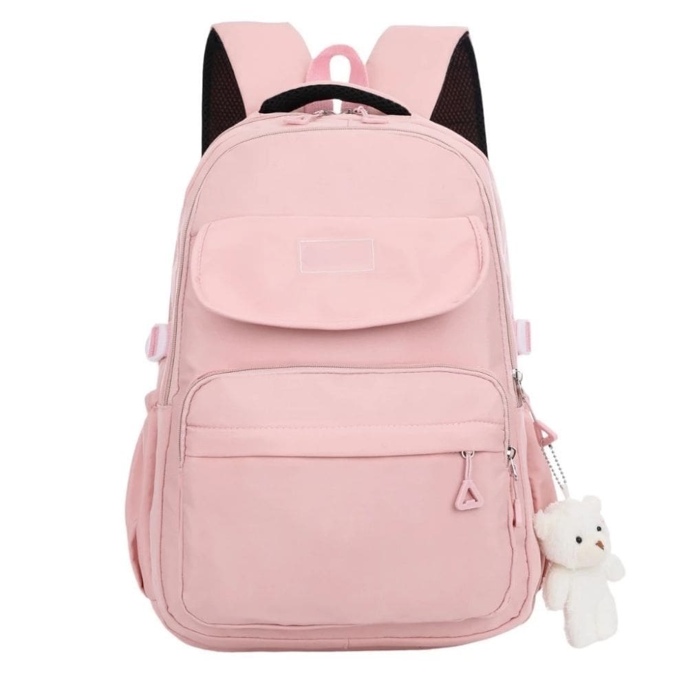 Mochila Unissex Reforçada Impermeável para Notebook 15.6 Faculdade Escola Passeio com Pelúcia