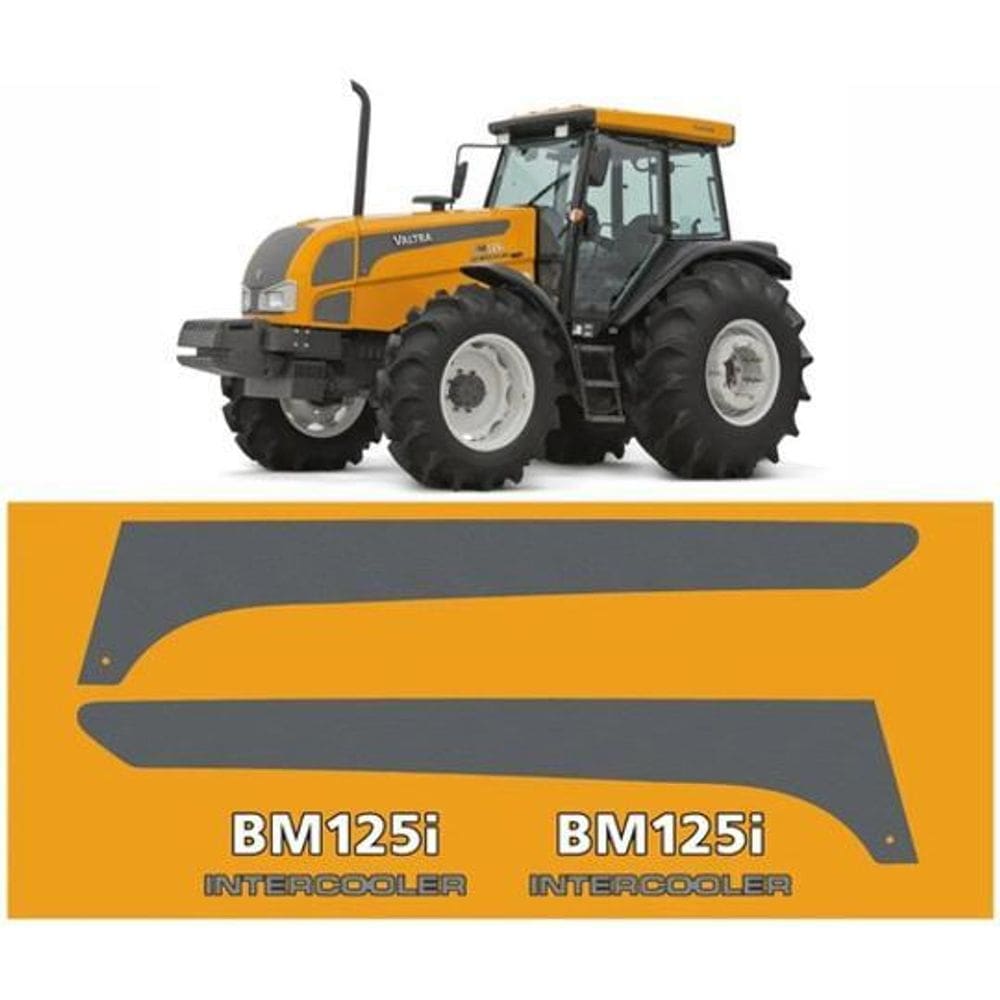 Kit Adesivo Compatível Trator Valtra Bm125I Intercooler