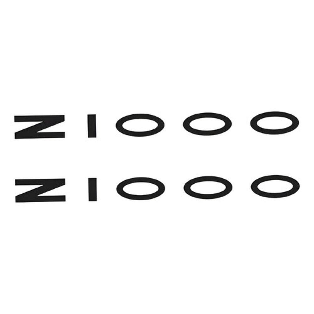 Par Adesivos Laterais Compatível Kawasaki Z1000 Preto Z1000B