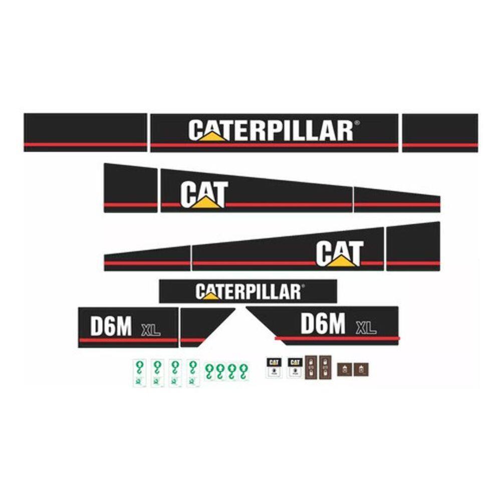 Kit Adesivos Compatível Com Trator Esteira D6M Xl