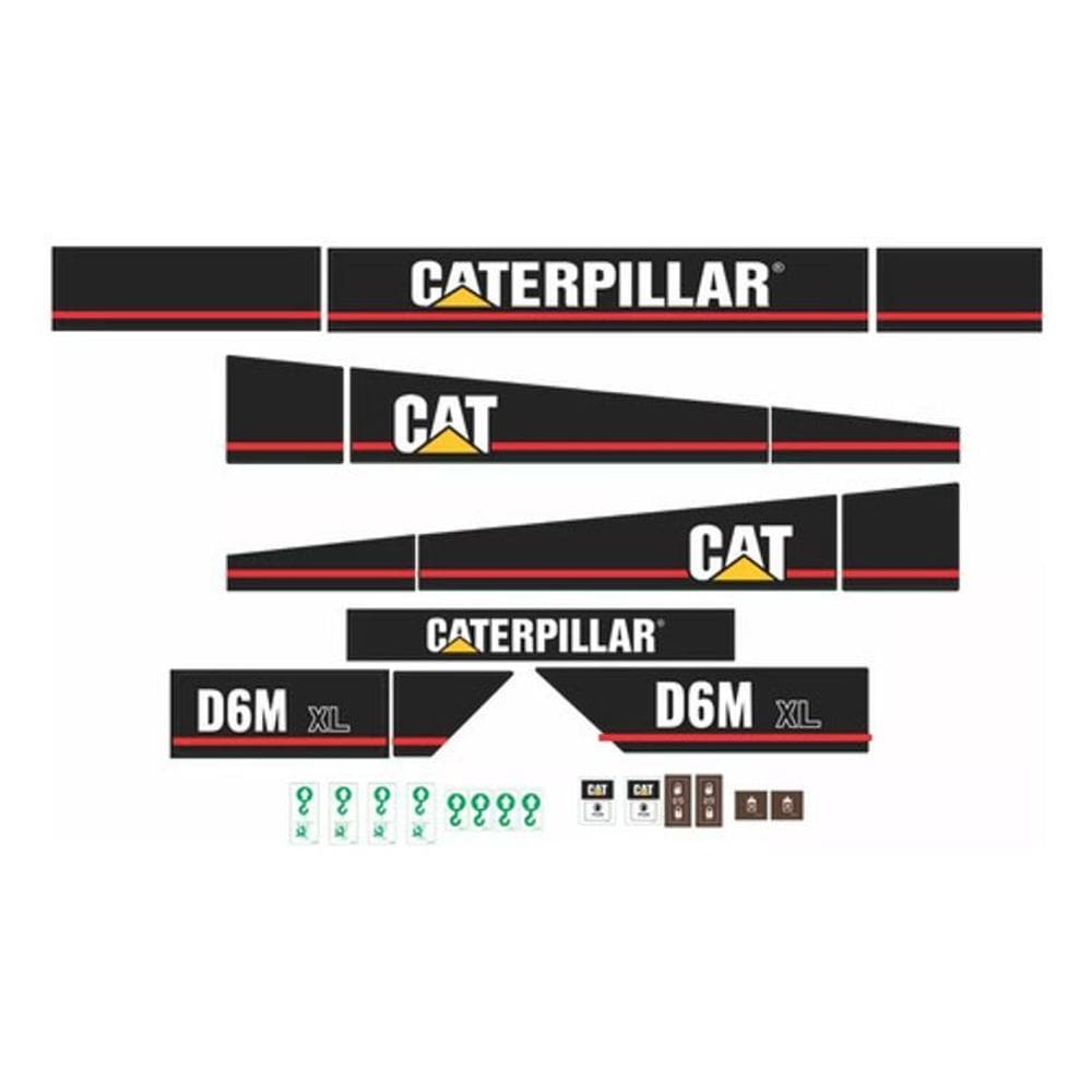 Kit Adesivos Compatível Com Trator Esteira D6M Xl