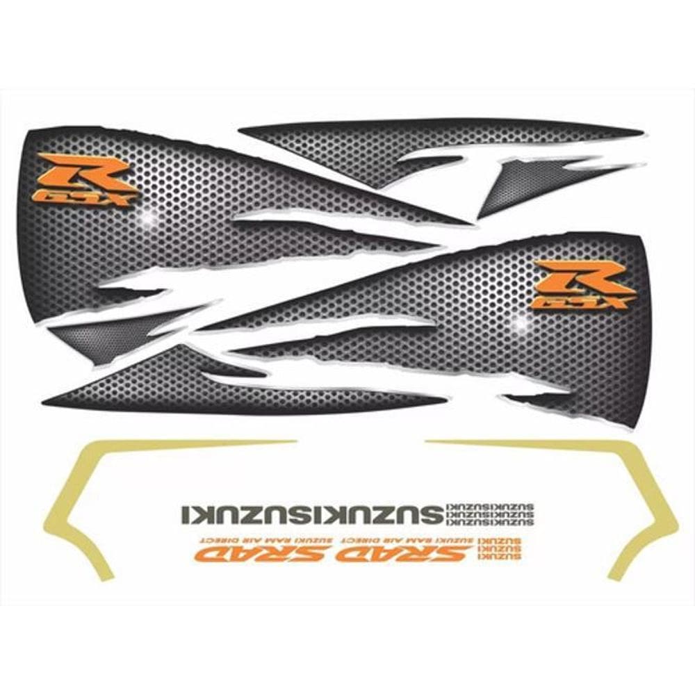 Kit Adesivos Emblema Suzuki Gsxr 750 1998 Srad Moto Gsxrad
