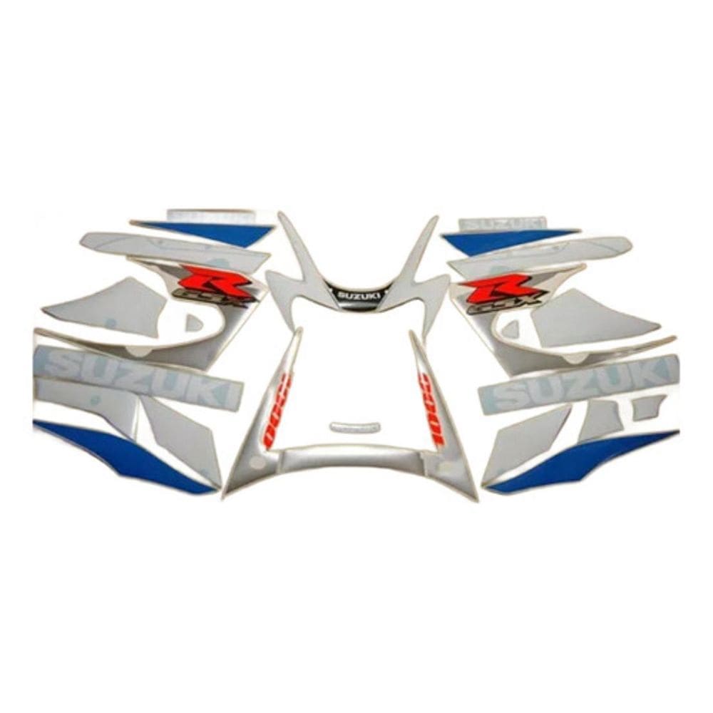 Completo Adesivos Suzuki Gsxr Azul E Branca