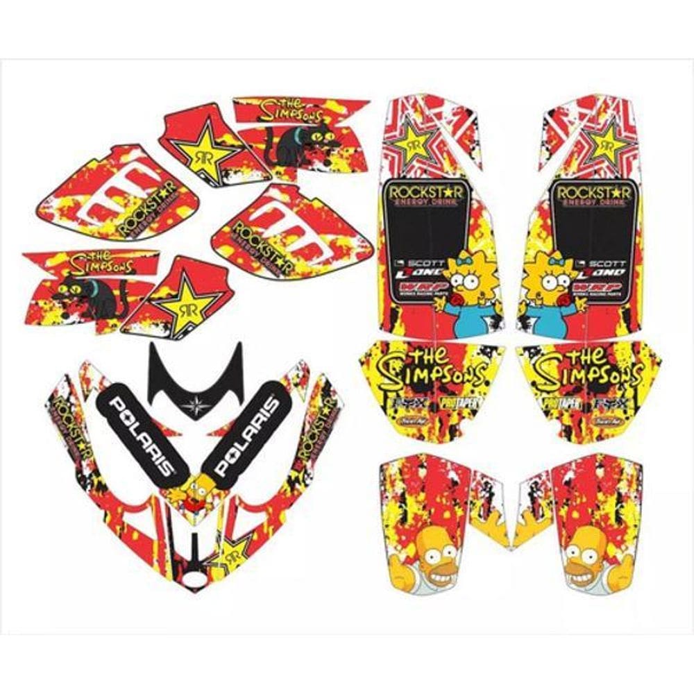 Adesivo Quadriciclo Polaris Predator 500 0,60Mm Pl002