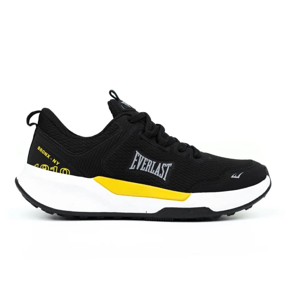 Tênis Everlast Solo Preto e Amarelo