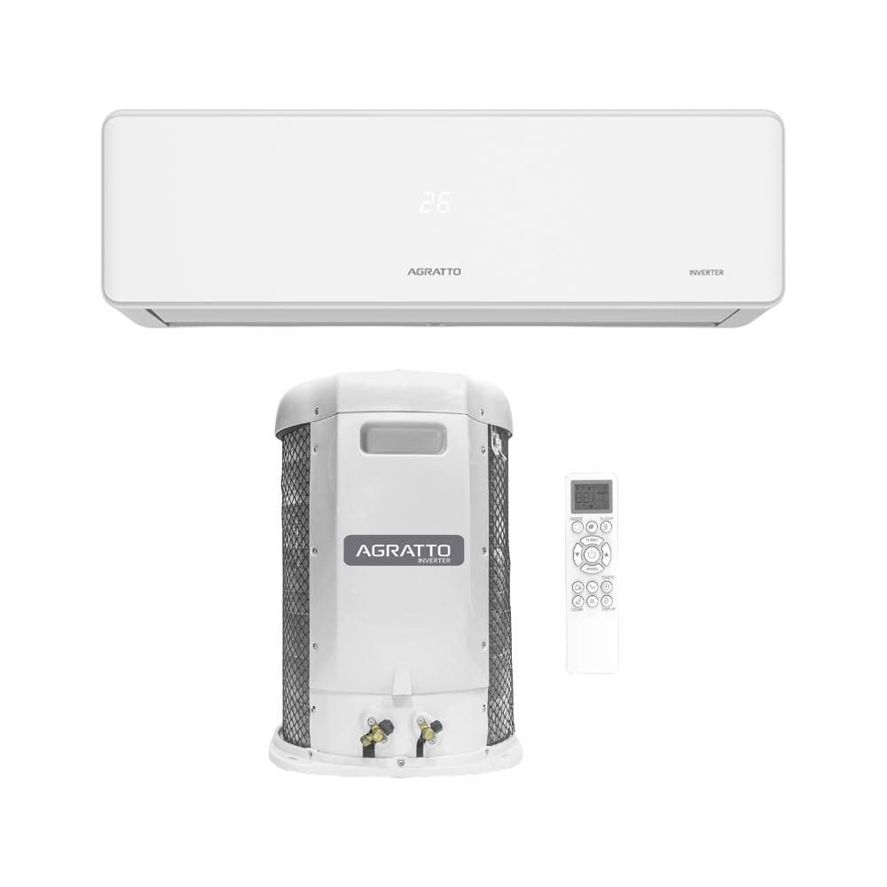 Ar Condicionado 24000 BTUs Split Hi Wall Inverter Agratto Frio Fit Top 220V