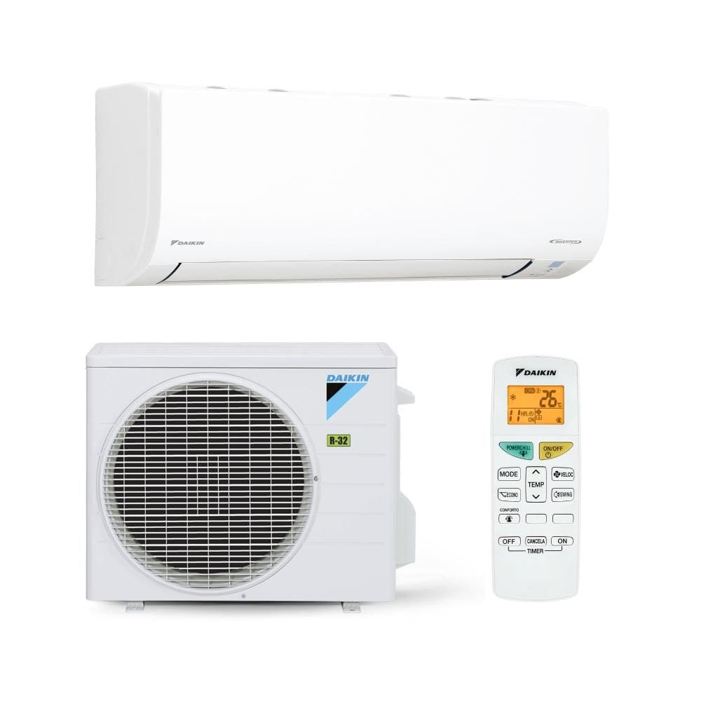 Ar Condicionado 12000 BTUs Split Hi Wall Inverter Daikin Quente e Frio Ecoswing Smart Gold R-32 220V
