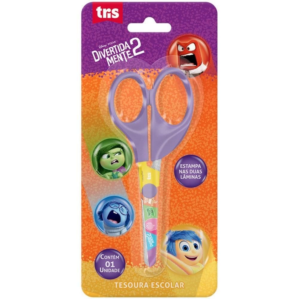 Tesoura Escolar Decorada Divertidamente 13cm - Summit