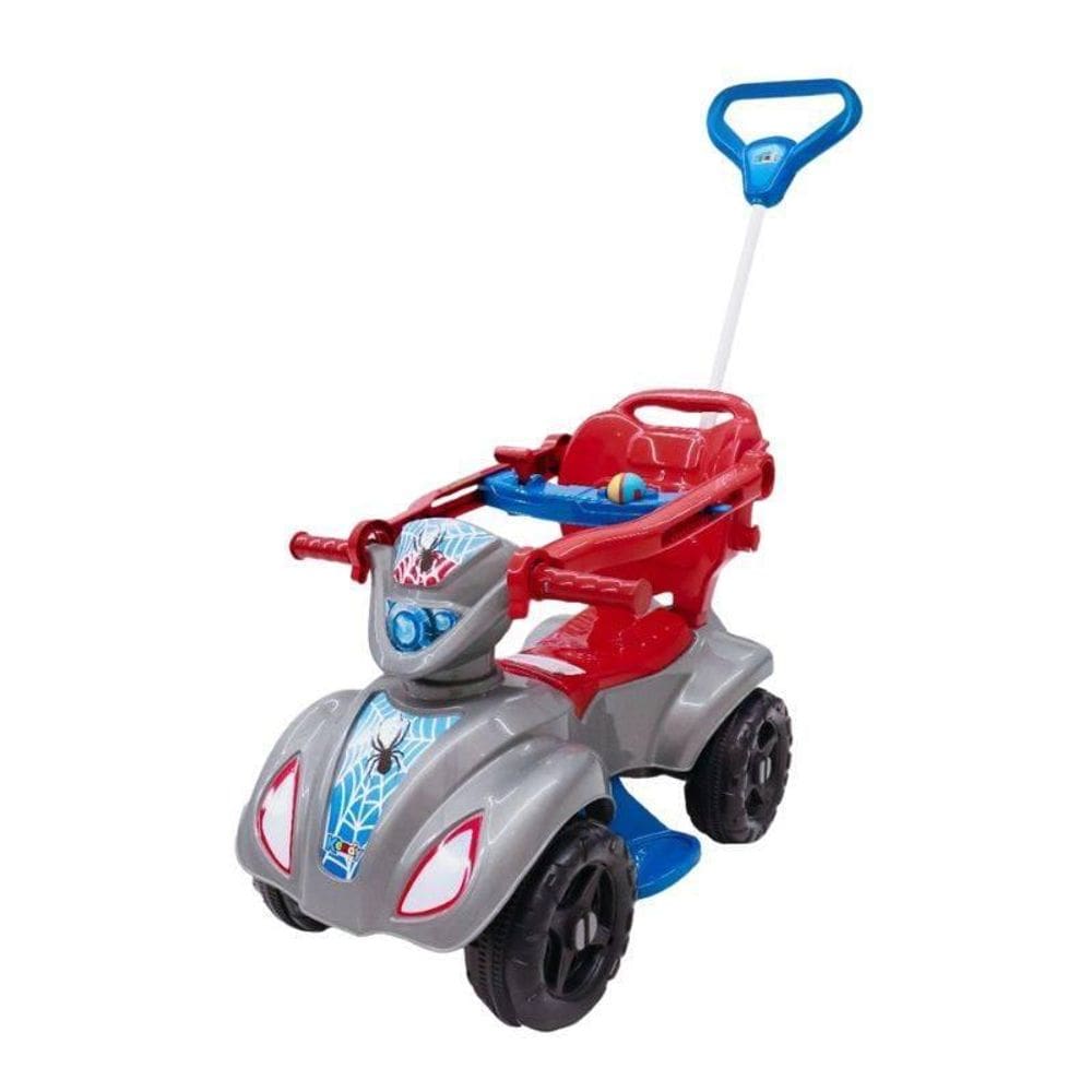 Quadriciclo Infantil Baby Spider Com Haste Para Empurrar