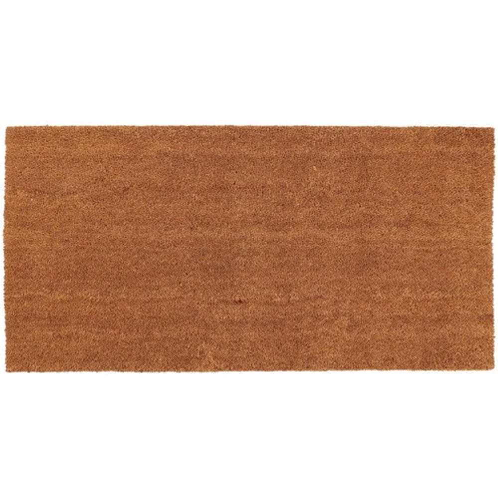 Tapete Fibra De Coco 120x60cm Retangular Natural