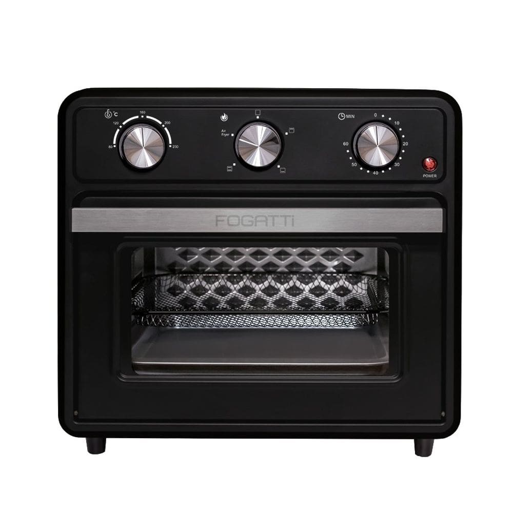 Forno Elétrico de Bancada 22 Litros Air Fryer - Preto - Fogatti