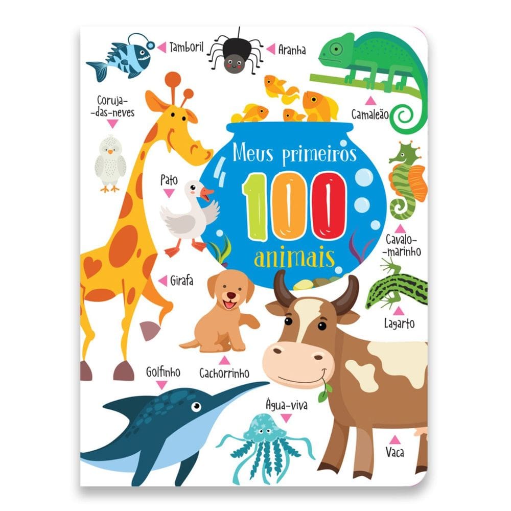 Primeiras Palavras Animais | Livro Infantil Cartonado Zastras