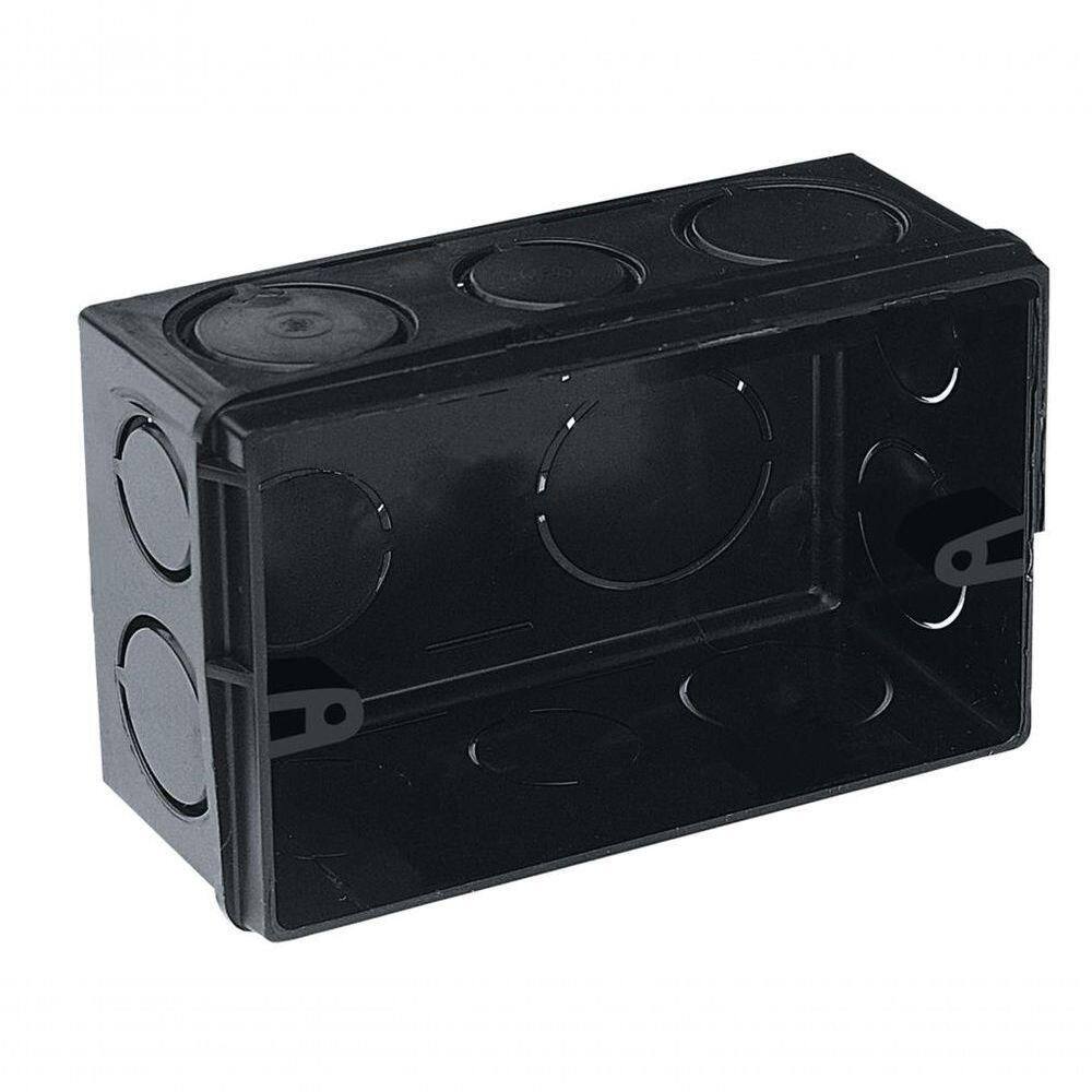 Caixa De Luz 4x2 Embutir Preta