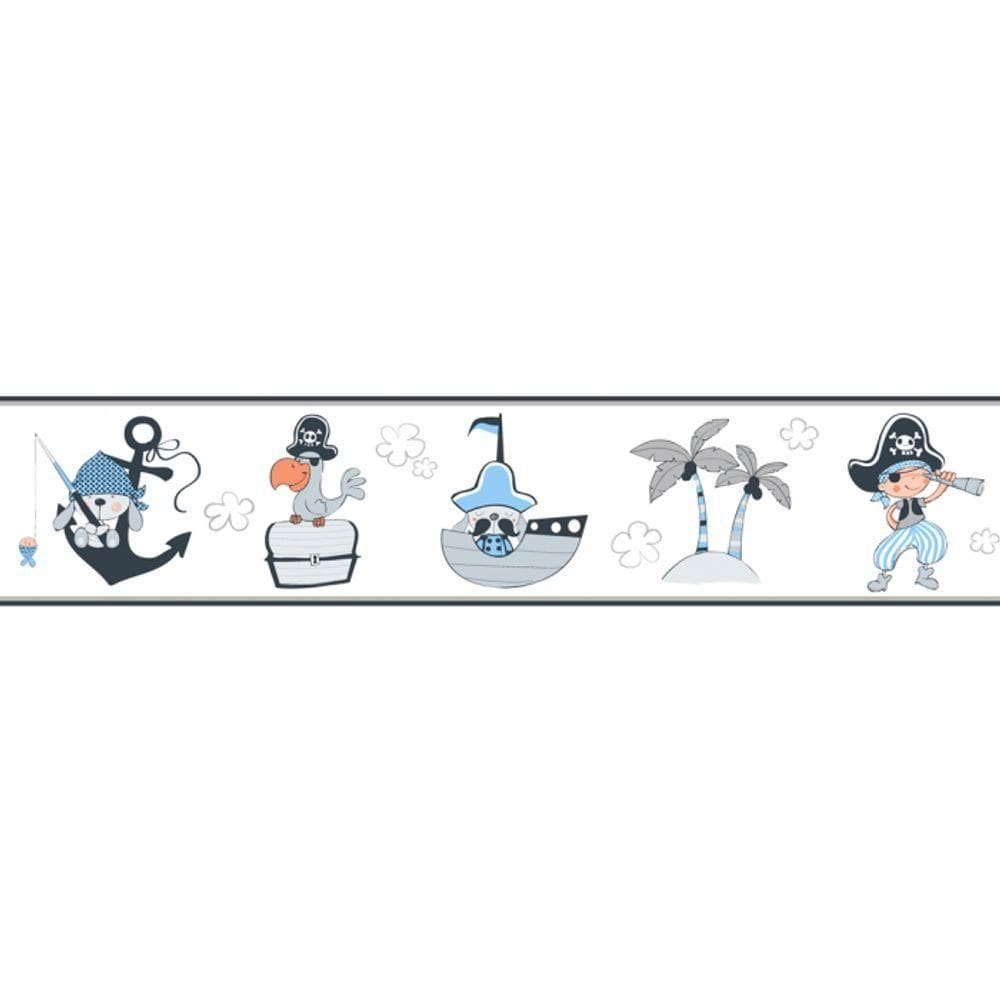 Faixa De Parede Treboli Piratas 5933
