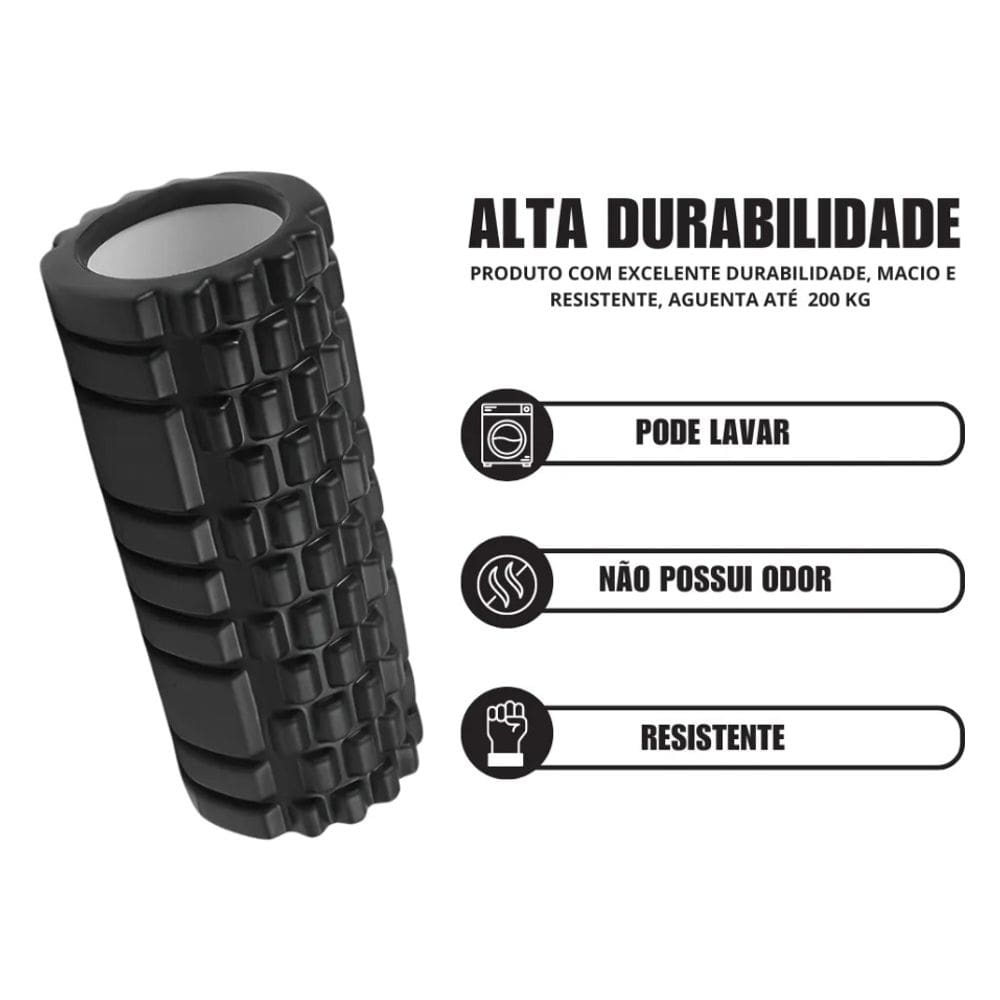 Rolo de Massagem 33cm para Yoga e Pilates Trail