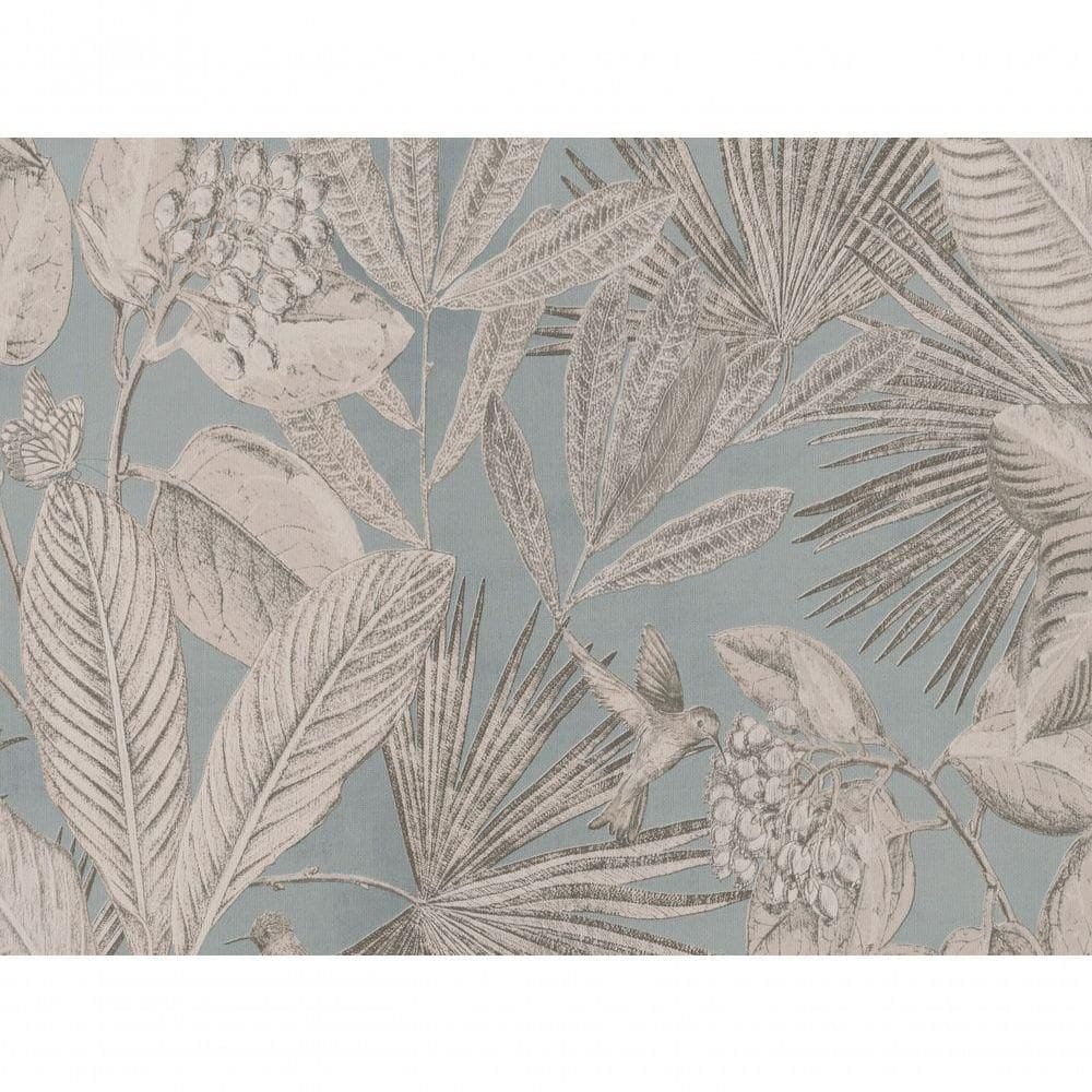 Papel De Parede Inspire Folhagem Verde E Cinza 221180