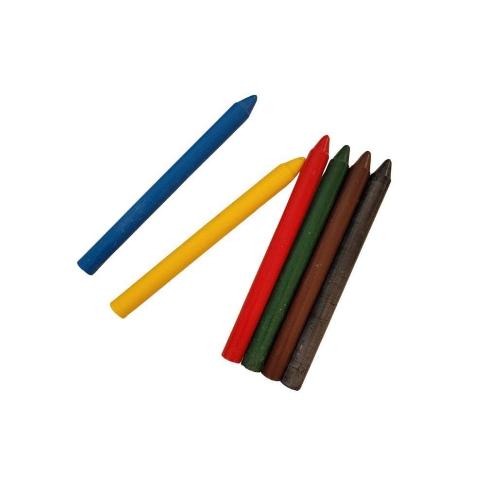 Giz De Cera Infantil Com 6 Cores 9cm - Magix