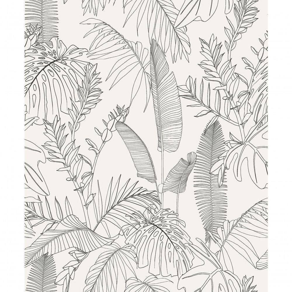 Papel De Parede Icon Folhagem Azul A69301