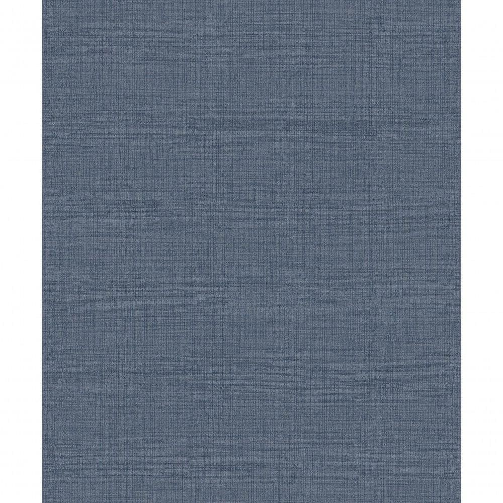 Papel De Parede Icon Aspecto Têxtil Azul Ic1015