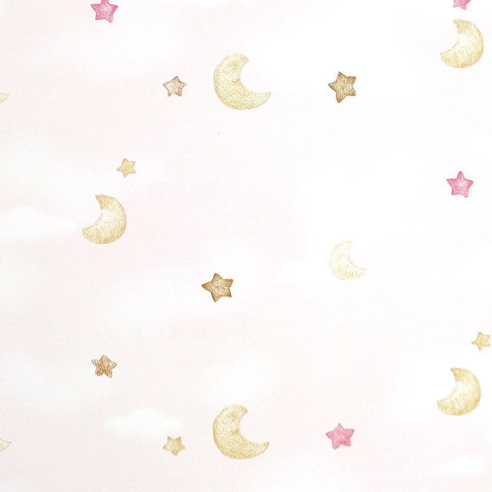 Papel De Parede All Kids Céu Estrelado H2911203 Rolo 10m X 0,53m