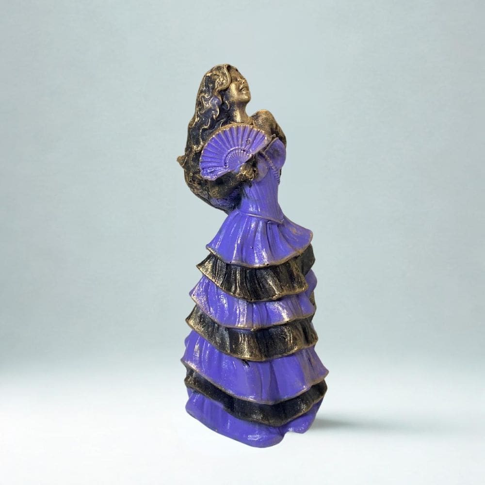 Escultura Pomba Gira Maria Mulambo Vintage Resina 10 Cm