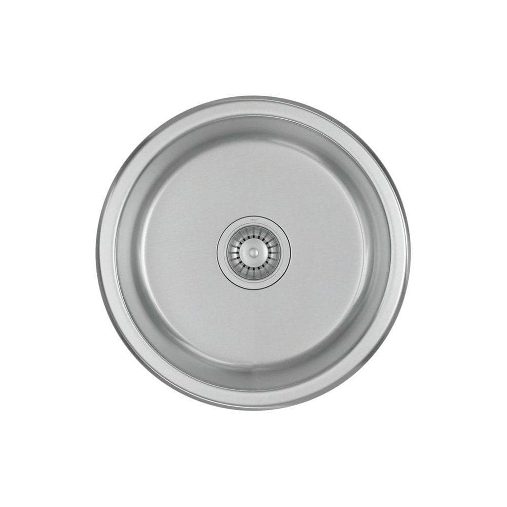 Cuba Deca Facile 40x40 CC.610.40.RED.INX Redonda Inox Escovado