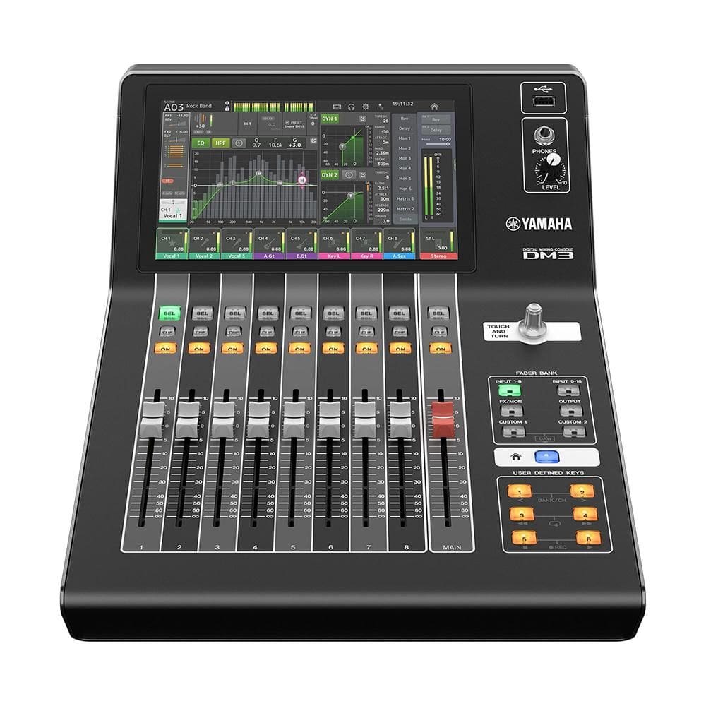 Mesa Digital Yamaha DM3 16 Canais com Dante