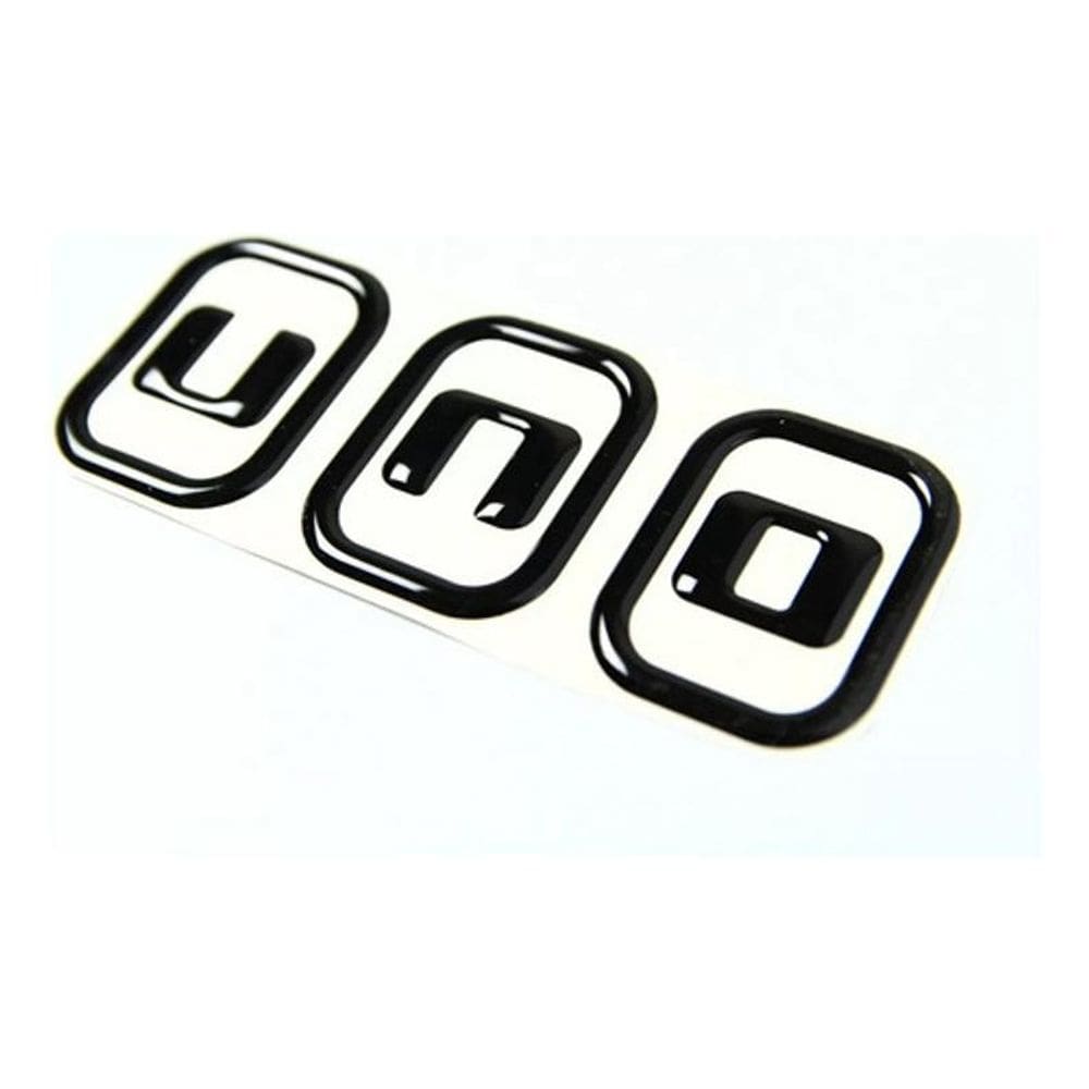 Emblema Adesivo Resinado Fiat Uno Rs17