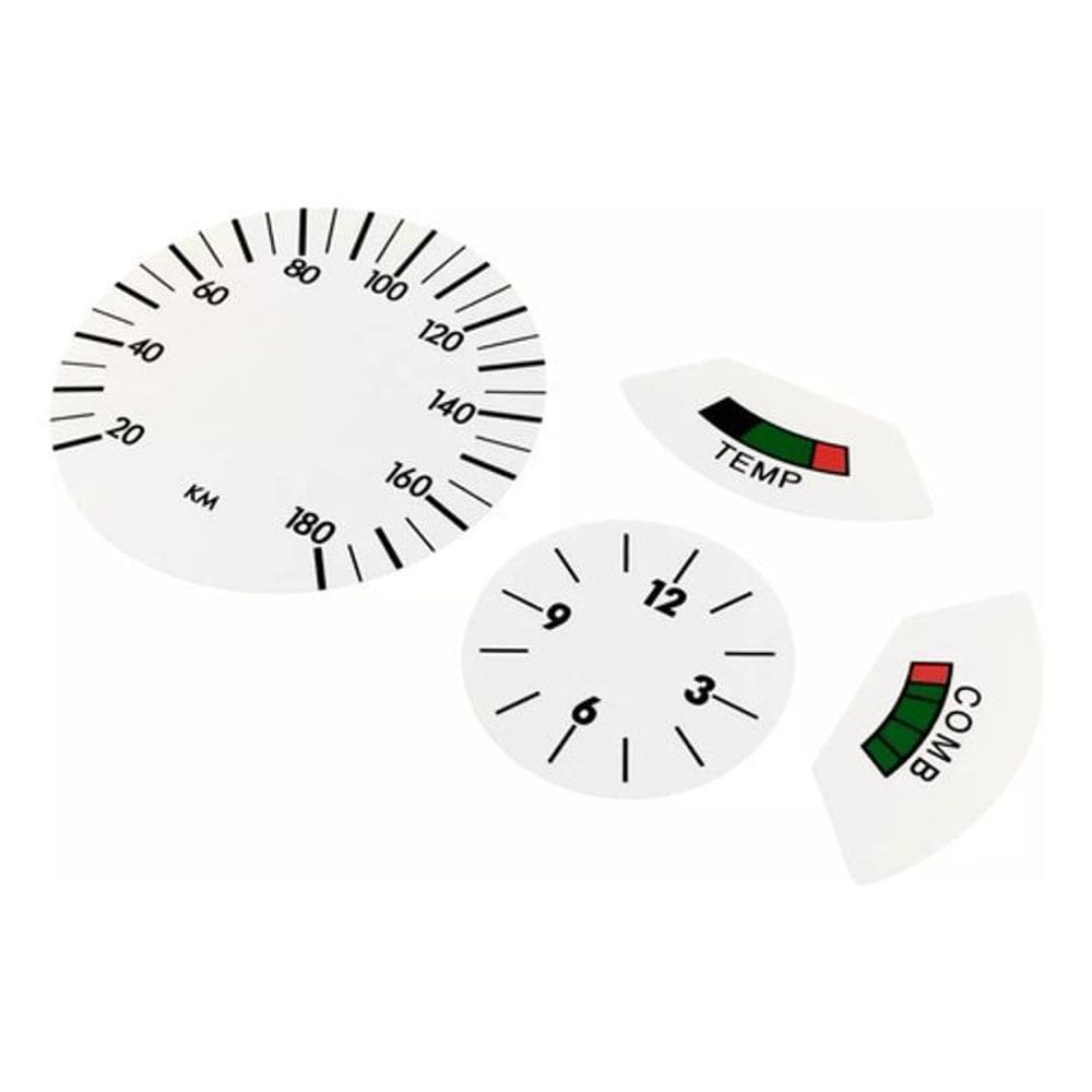 Kit Adesivo Painel Opala Caravan 180Km - Vinil Envelopamento